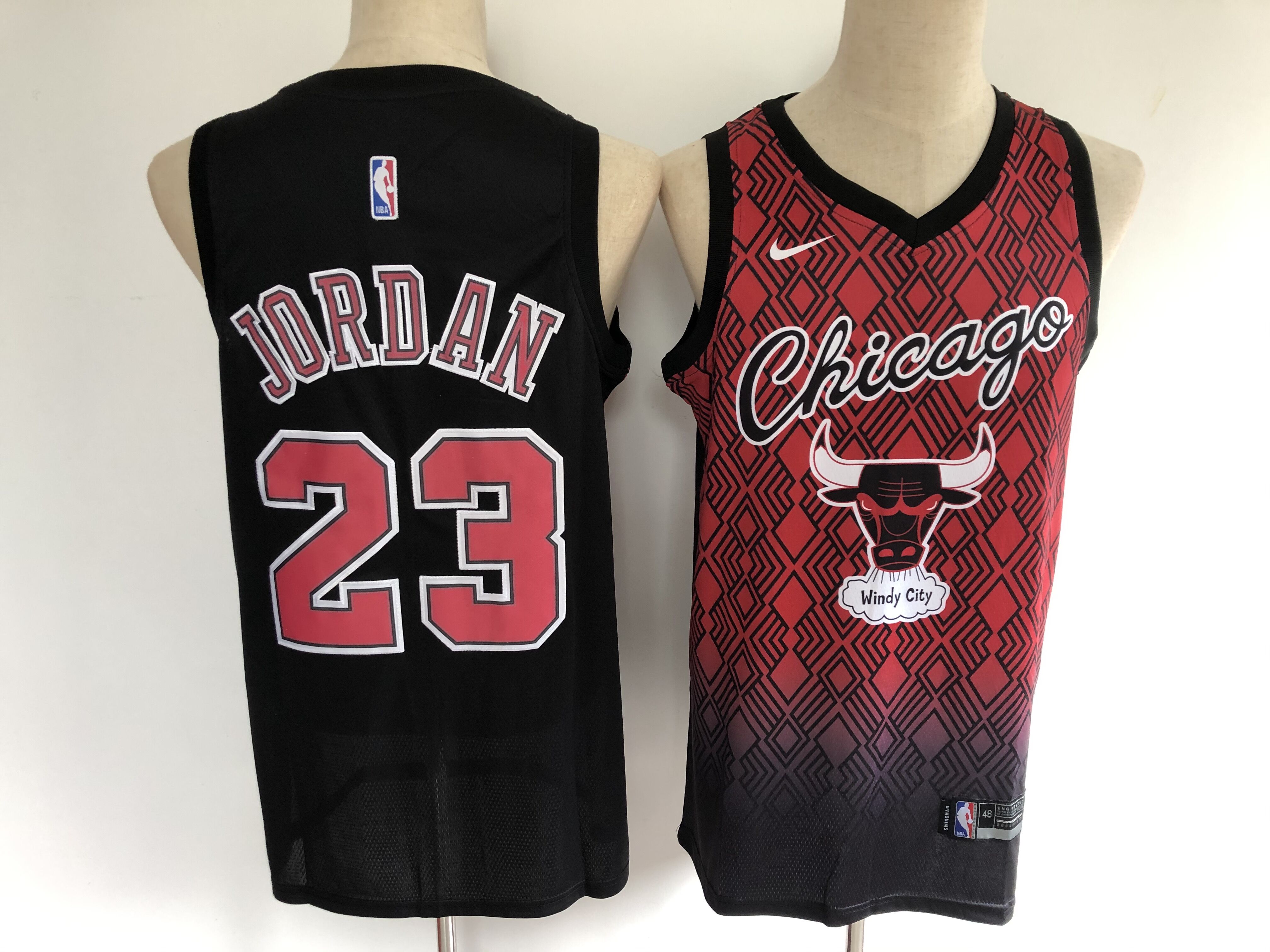 2020 Men Chicago Bulls #23 Jordan black NBA Jersyes->san antonio spurs->NBA Jersey
